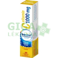 Revital C vitamin 1000mg Citron 20 šumivých tablet