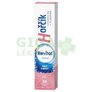 Revital Horčík + B6 grep 20 šumivých tabliet