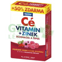 Revital Vitamin C + zinek+echinacea+šípek tbl.45