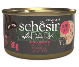 Schesir Cat konz. After Dark Paté kuře/hovězí 80g