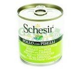 Schesir dog konz. kuře se zeleným hráškem 285g