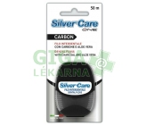 Silver Care dentální nit s aktiv.uhlím a aloe vera 50m