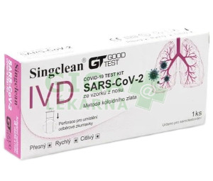 Singclean IVDst Covid-19 antigen test výtěrový - 1ks (colloidal gold method)