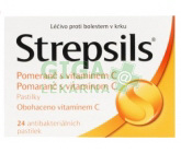 Strepsils Pomeranč s vitamin.C orm.pas.24