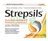 Obrázek Strepsils Pomeranč s vitaminem C 24 pastilek