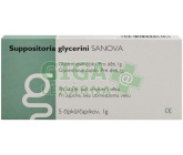 SUPP.GLYCERINI SANOVA Glycerín.čípky Děti 1g 5ks