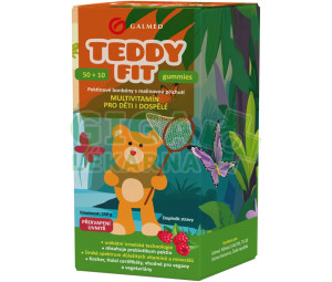 TeddyFit gummies 50+10ks Lovec motýlů Galmed