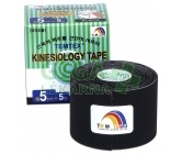 Tejp. TEMTEX kinesio tape černá 5cmx5m