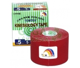 Tejp. TEMTEX kinesio tape červená 5cmx5m