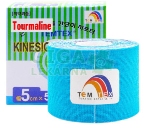 Tejp. TEMTEX kinesio tape modrá 5cmx5m