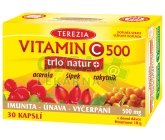 Obrázek TEREZIA Vitamin C 500mg TRIO NATUR 60 kapslí