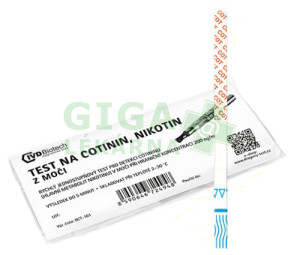 Test na cotinin/nikotin z moči 1ks