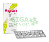 Vagisan Lactic Acid 7 čípků