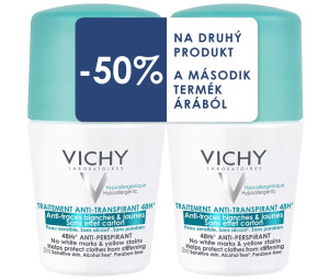 VICHY DEO roll-on DUO Roll-on proti skvrnám 2x50ml