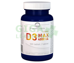 Vitamin D3 MAX 4000 I.U. tbl.100