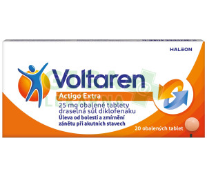 Voltaren Actigo Extra 25 mg tbl.obd. 20 CZ