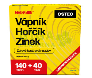 Walmark Vápník-Hořčík-Zinek Osteo tbl.140+40 Promo 2025