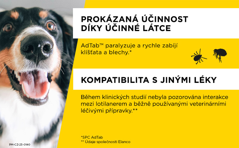 Preukázaná účinnosť AdTab