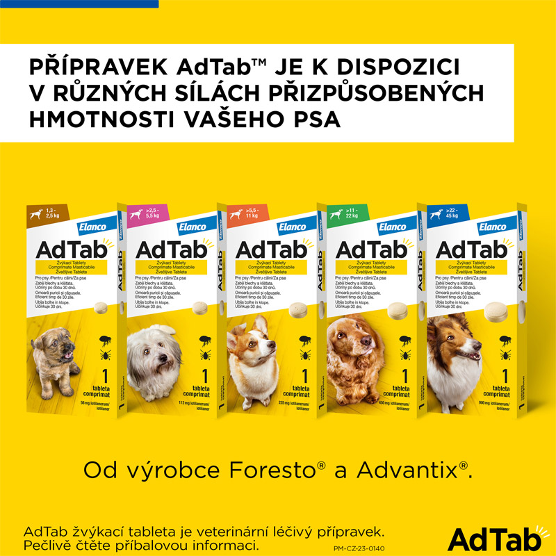 AdTab dostupné balenia